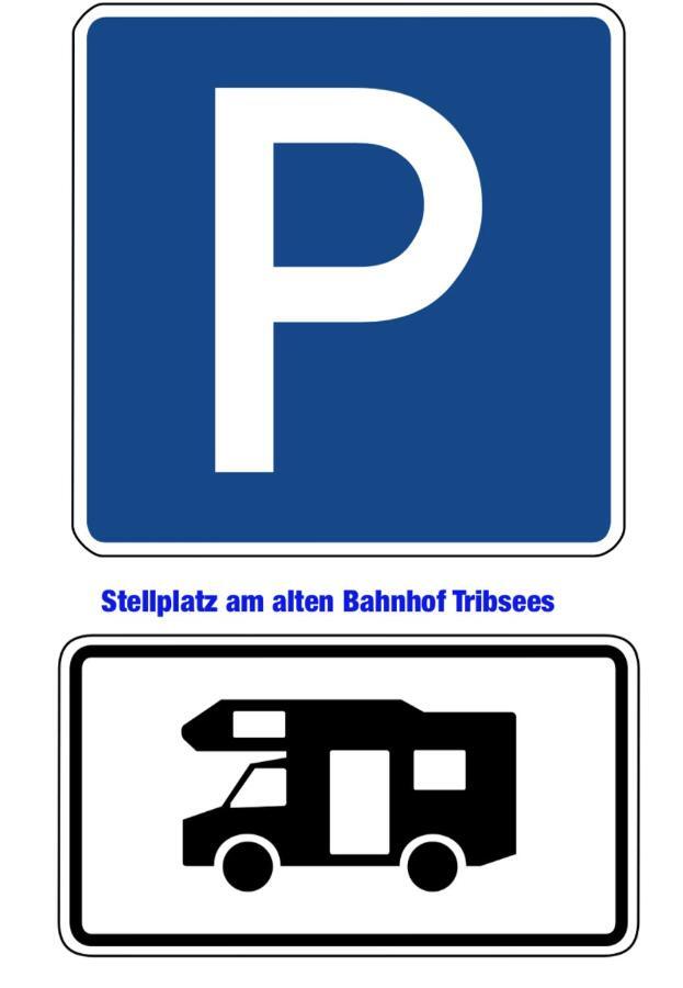 Отель Stellplatz Am Alten Bahnhof Tribsees Экстерьер фото